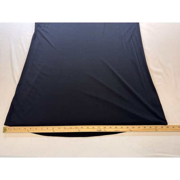 SOLD Eileen Fisher Tank Top Size XL 100% Silk $98 Black Scoop Neck Stretch - Picture 5 of 11